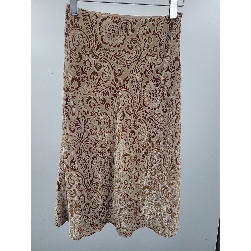 Vintage Lafayette Burnout Velvet Skirt Y2K